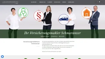 Website Screenshot: Schmaranzer KG Versicherungsmakler & Vermögensberater - Versicherungsmaklerbüro Schmaranzer – Ihr Versicherungsmakler aus dem Salzkammergut - Date: 2023-06-15 16:02:34