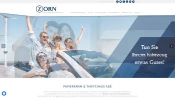 Website Screenshot: Peter Franz ZORN Versicherungsbüro - Zorn Versicherungsvergleiche - Date: 2023-06-26 10:24:05