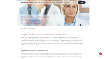 Website Screenshot: VEGA-Software GmbH Verwaltungs- und Pflegemanagement für soziale Einrichtungen im Gesundheitswesen Software für Heimverwaltung und - Qualitätsmanagement - NEXUS / AG - Date: 2023-06-26 10:24:05
