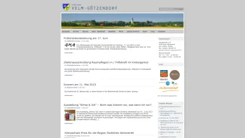 Website Screenshot: Velm-Götzendorf onlinepage von Velm-Götzendorf Götzendorf Goetzendorf Bezirk Gänserndorf Silvia Vogg Gemeinde Daten Fakten Chronik - VELM-GÖTZENDORF - Date: 2023-06-26 10:24:05