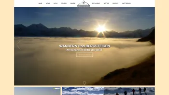 Website Screenshot: Venediger Bergführer Hoch Tirol (Prägraten am Großvenediger) - Home - Venediger Bergführer - Date: 2023-06-26 10:24:05