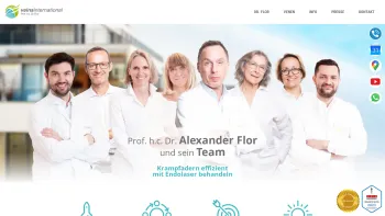 Website Screenshot: Venen Varizen Krampfadern Dr. Flor - Krampfadern in Wien behandeln | Venenarzt Dr. Flor - Date: 2023-06-26 10:24:05