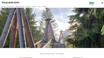 Website Screenshot: Verlag Anton Pustet Verlag Anton Pustet - Home - pustet.at - Bücher aus Salzburg - Date: 2023-06-26 10:24:08