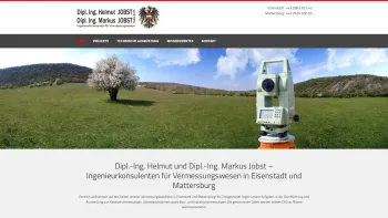 Website Screenshot: Jobst - Ingenieurkonsulenten für Vermessungswesen in Eisenstadt und Mattersburg - Date: 2023-06-15 16:02:34