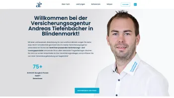 Website Screenshot: Versicherung Andreas Tiefenbacher - Versicherungsagentur Tiefenbacher | UNIQA Blindenmarkt - Date: 2023-06-26 10:26:49