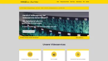 Website Screenshot: Videoservice Ernst Köberl Film Video Audio-Überspielungen - Videoservice, Ernst Köberl | Videoservice - Date: 2023-06-26 10:24:11