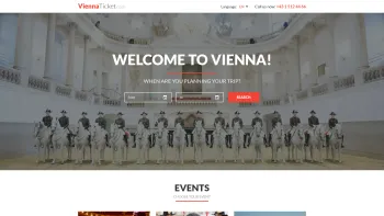 Website Screenshot: ATT Reisebüro GmBH, VIENNATICKET.COM - ViennaTicket - Vienna Tickets, Spanish Riding School, Opera, Viennese Boys Choir - Date: 2023-06-14 10:38:07