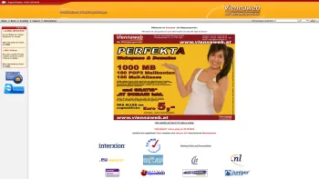 Website Screenshot: Viennaweb Internetdienstleistungen - Webspace in Österreich bzw. Wien zu günstigen Konditionen - Viennaweb der Webspaceprovider - Date: 2023-06-26 10:24:11