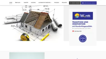 Website Screenshot: Viktor Wurm - Installateur für Solar- und Sanitärtechnik in Sankt Pölten - Date: 2023-06-15 16:02:34