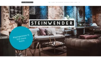 Website Screenshot: EVAMARIA THONET bei STEINWENDER Viktor Steinwender GmbH - Home - Steinwender Interiors - Date: 2023-06-26 10:24:14