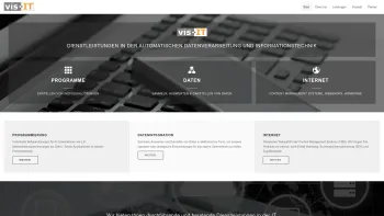Website Screenshot: vis-IT EDV Dienstleistungs Ges.m.b.H. - Startseite - Date: 2023-06-26 10:24:14