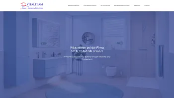 Website Screenshot: VITALTEAM Bau GmbH & CoKG - Home - Vitalteam - Date: 2023-06-26 10:24:17