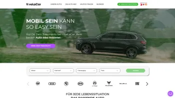 Website Screenshot: ViveLaCar Wien GmbH - Auto-Abo: Sofort Verfügbar. Nur fürs Tanken bezahlen! - Date: 2023-06-26 10:24:20