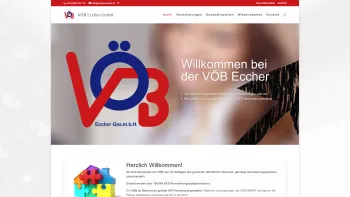 Website Screenshot: VÖB Eccher Hier entsteht Kürze die WEB-Site von - Home - VÖB Eccher GmbH - Date: 2023-06-26 10:24:20