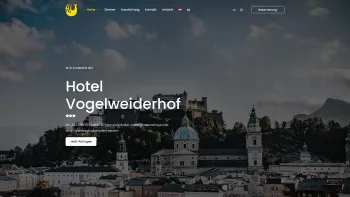 Website Screenshot: Salzburg Hotel Vogelweiderhof - Herzlich Wilkommen - Hotel Vogelweiderhof - Date: 2023-06-26 10:24:18