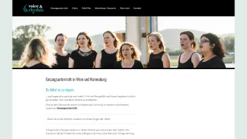 Website Screenshot: Hochzeit-Musik Voice4You - Gesangsunterricht in Wien und Korneuburg bei Vocal Coach Bettina Kiegler - Date: 2023-06-14 10:46:06