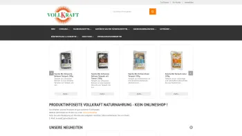 Website Screenshot: VOLLKRAFT NATURNAHRUNG Handels und Produktions GmbH - Vollkraft.com - Date: 2023-06-26 10:24:23