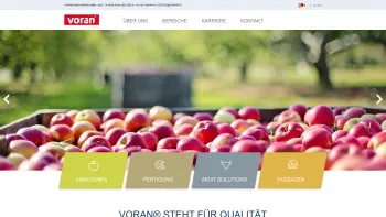 Website Screenshot: Voran - voran Maschinen GmbH: Home - Date: 2023-06-26 10:24:23