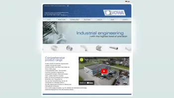 Website Screenshot: VOWA CNC-Metall und Kunststoffbearbeitung GmbH - Home - VOWA CNC- Metall- und Kunststoffbearbeitung GmbH - Date: 2023-06-26 10:24:25