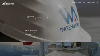 Website Screenshot: WA Ingenieure Wibmer + Aigner Ziviltechniker GmbH - WA Ingenieure, Ziviltechniker, Wörgl – Dipl. Ing. Gerhard Wibmer + Dipl. Ing. Michael Aigner - Date: 2023-06-15 16:02:34