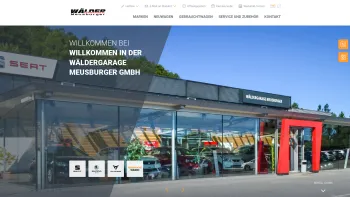Website Screenshot: Wäldergarage Meusburger GmbH - Wäldergarage Meusburger GmbH - Date: 2023-06-15 16:02:34