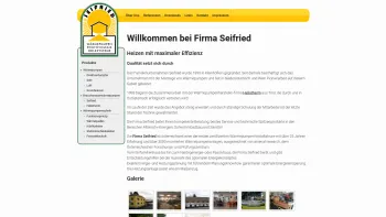 Website Screenshot: Seifried Gesellschaft m.b.H. - Seifried Sanitär- & Heizungstechnik GmbH - Date: 2023-06-26 10:24:28