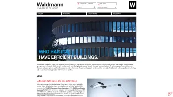 Website Screenshot: Waldmann Lichttechnik GmbH - Waldmann - Engineers of Light - Home - Date: 2023-06-26 10:24:31