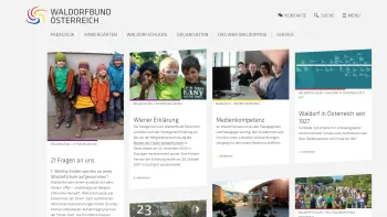 Website Screenshot: Österreichische Vereinigung freier Bildungsstätten - Waldorfbund | Home - Date: 2023-06-26 10:24:31
