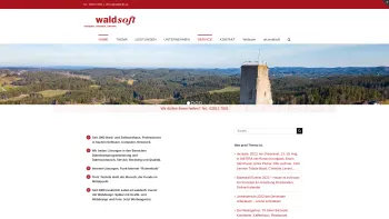 Website Screenshot: Waldsoft - Lugmayr & Wagner OEG - waldsoft Lugmayr Wagner.Computer.Netzwerk.Internet Startseite - Date: 2023-06-14 10:46:08