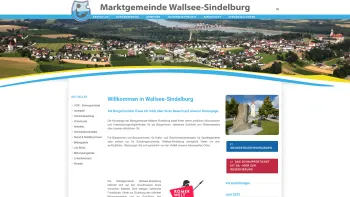 Website Screenshot: Gemeindeamt der Gemeinde Wallsee Sindelburg - Aktuelles | Gemeinde Wallsee-Sindelburg - Date: 2023-06-14 10:46:09