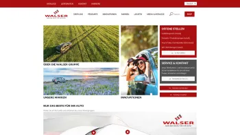 Website Screenshot: Walser GmbH Industrie & Handelsgesellschaft - WALSER - Nur das Beste für Ihr Auto - Date: 2023-06-26 10:24:31