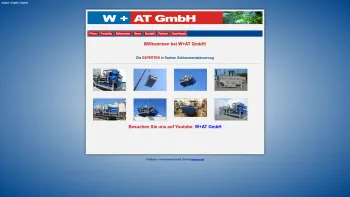 Website Screenshot: Wasser+Abwassertechnik GmbH - W + AT GmbH - Date: 2023-06-26 10:24:33