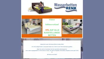 Website Screenshot: Atropa Wasserbetten Bestpreis Lieferung Wien und Österreich - Wasserbetten Renk – Für einen erholsamen Schlaf - Date: 2023-06-26 10:24:34