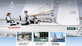 Website Screenshot: Segelschule Reiger - Segelschule und Bootshandel Sven Reiger - Date: 2023-06-26 10:24:34
