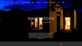 Website Screenshot: Tonstudio Wavegarden - HOME | Wavegarden - Date: 2023-06-14 10:46:09