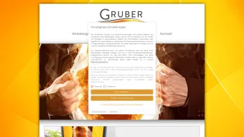 Website Screenshot: Web & Grafikdesign Gruber - Gruber Werbeagentur – Ihre Vision wird unsere Leidenschaft - Date: 2023-06-15 16:02:34