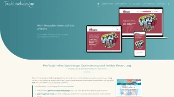 Website Screenshot: Tashi Webdesign Wien / Niederösterreich - Webdesign Wien | NÖ für Google optimiert - Tashi Webdesign - Date: 2023-06-26 10:24:37