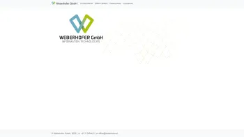Website Screenshot: Weberhofer GmbH - Weberhofer GmbH - Date: 2023-06-26 10:24:40