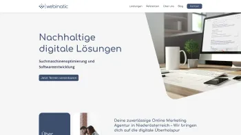 Website Screenshot: Webinatic Karlheinz Müller-Guttenbrunn - Online Marketing Agentur aus Niederösterreich (Amstetten) - Date: 2023-06-26 10:26:51