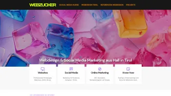 Website Screenshot: WEBZUCKER Webdesign, Websites & Social Media Hall in Tirol - WEBZUCKER Social Media & Webdesign Agentur - Hall in Tirol - Date: 2023-06-26 10:24:40