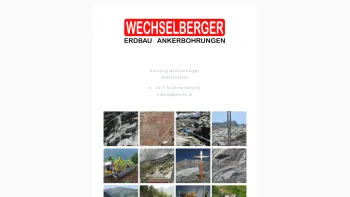 Website Screenshot: Erdbau Wechselberger - Erdbau Wechselberger - Date: 2023-06-14 10:46:11