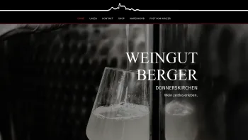 Website Screenshot: Berger Stefan Weingut - Weingut Berger Donnerskirchen | Wein zeitlos erleben - Date: 2023-06-26 10:24:43