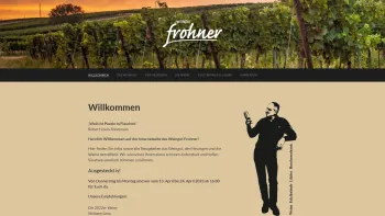 Website Screenshot: Johann Template 99 - Weingut Frohner - Date: 2023-06-14 10:46:11