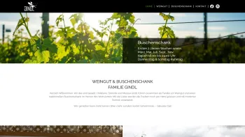 Website Screenshot: Franz Gindl und Franziska Gindl Gesellschaft bürgerlichen www.weingut-gindl.at www.illkommen bei Freunden! - Weingut Gindl - Date: 2023-06-14 10:46:14