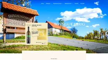 Website Screenshot: Weingut Klug - Weingut Klug – Weingut Klug Leutschach an der Weinstraße - Date: 2023-06-26 10:24:46