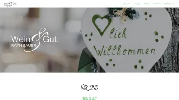 Website Screenshot: Wein&Gut Weingut Rathbauer - Wein&Gut - Date: 2023-06-14 10:37:32