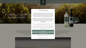Website Screenshot: Buschenschank Weingut Skoff - Weingut Skoff Original Südsteiermark Gamlitz – Steirischer Wein - Date: 2023-06-15 16:02:34