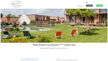 Website Screenshot: Weinresidenz Sonnleitner - Hotel Weinresidenz Sonnleitner – Weinresidenz Sonnleitner - Date: 2023-06-15 16:02:34
