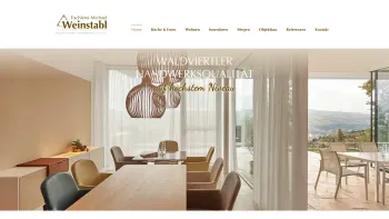Website Screenshot: TISCHLEREI Michael WEINSTABL - Home - Tischlerei Weinstabl - Date: 2023-06-26 10:24:49