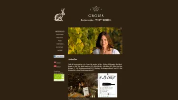 Website Screenshot: Weingut Groiss - WEINGUT INGRID GROISS - Breitenwaida (Weine aus dem Weinviertel) - Date: 2023-06-26 10:24:49
